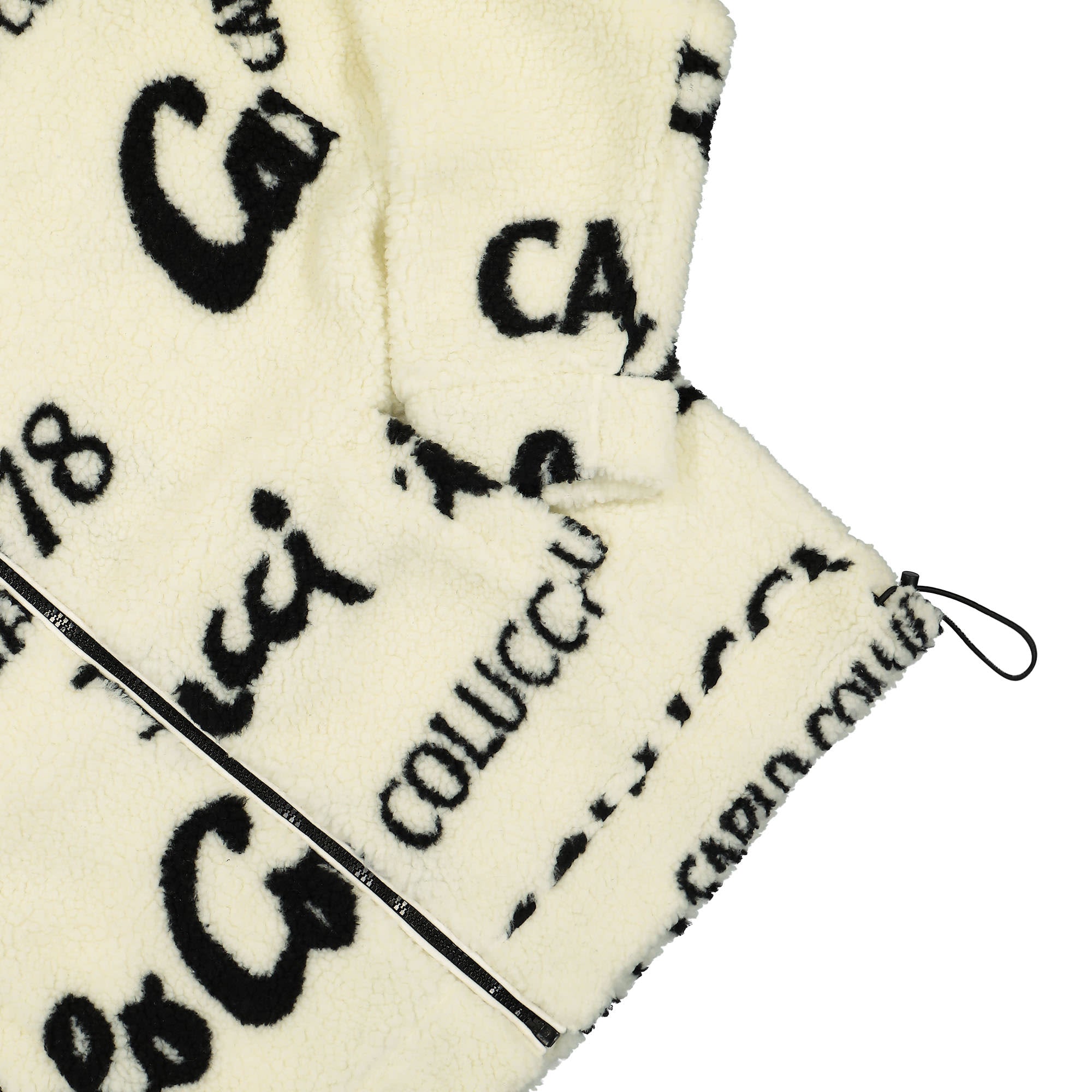 Carlo Colucci Teddy Jacket White / Black Jackets Detailfoto | Overkill