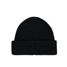 Fred Perry Patch Brand Chunky Rib Beanie Black/Oatmeal Beanies  Material | Overkill