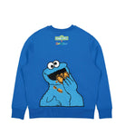 Carlo Colucci Sweat R/N Blue Sweatshirts Close-up | Overkill
