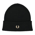 Fred Perry Classic Beanie Black / Champagne Beanies C8161-157 | Overkill
