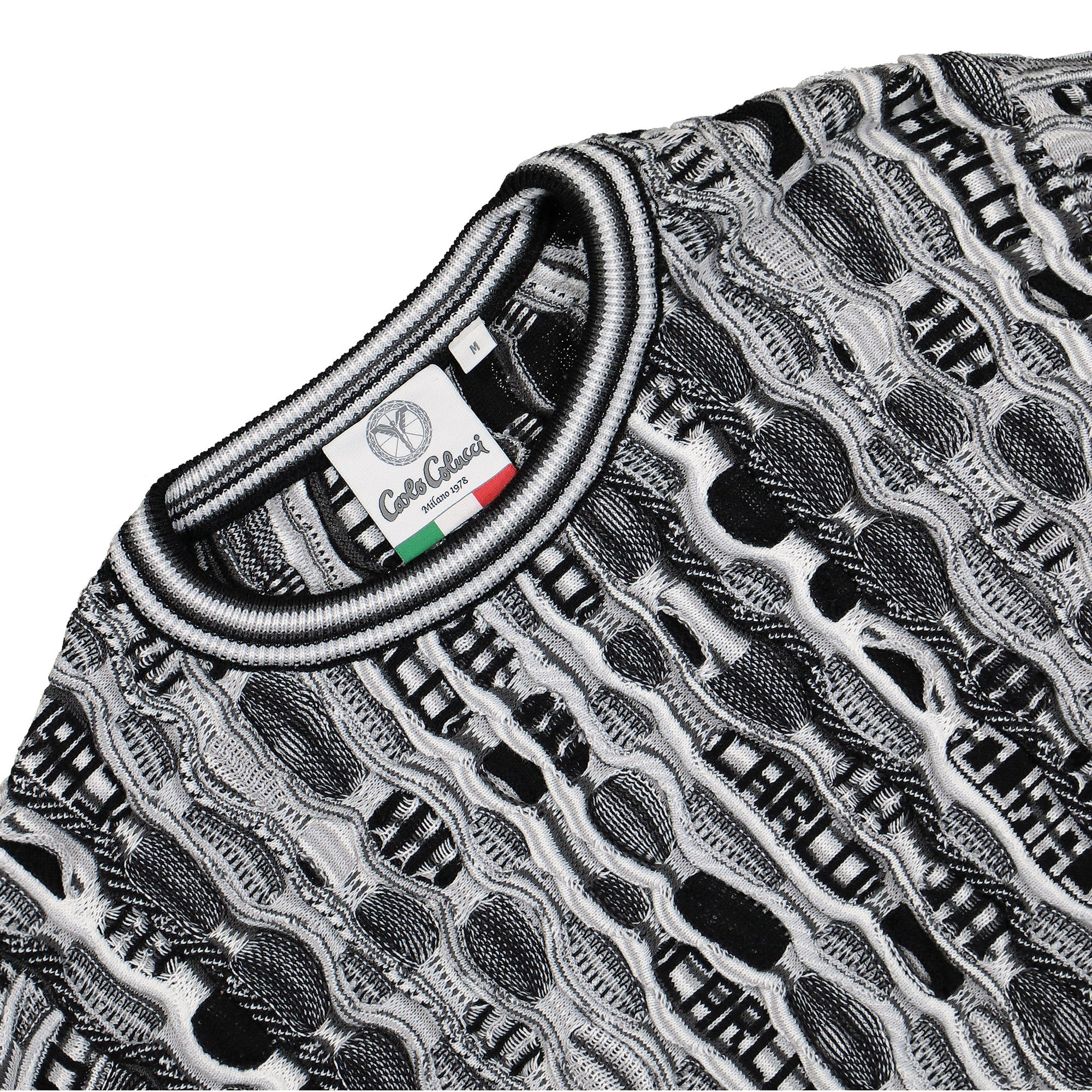 Carlo Colucci Pullover Black / Grey Sweatshirts Close-up | Overkill
