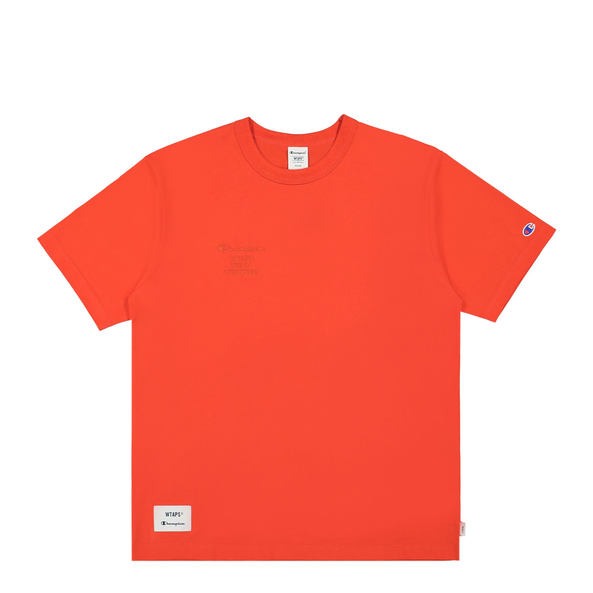 Champion Acadamy Crewneck T-Shirt Orange T-Shirts C8-Z351-840 | Overkill