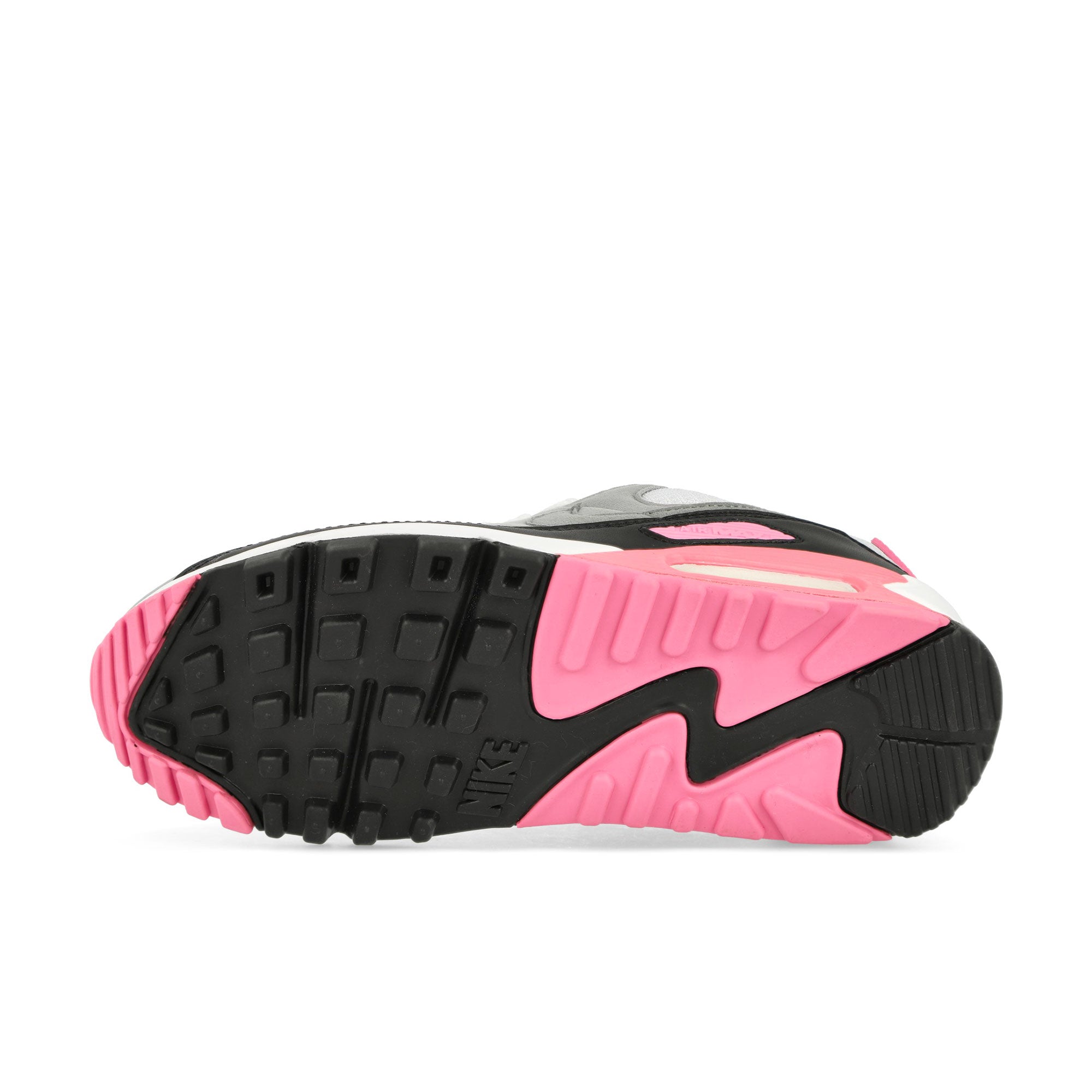 Nike Wmns Air Max 90 White / Particle Grey - Rose - Black Low Top Sneakers  Detail View 1 | Overkill