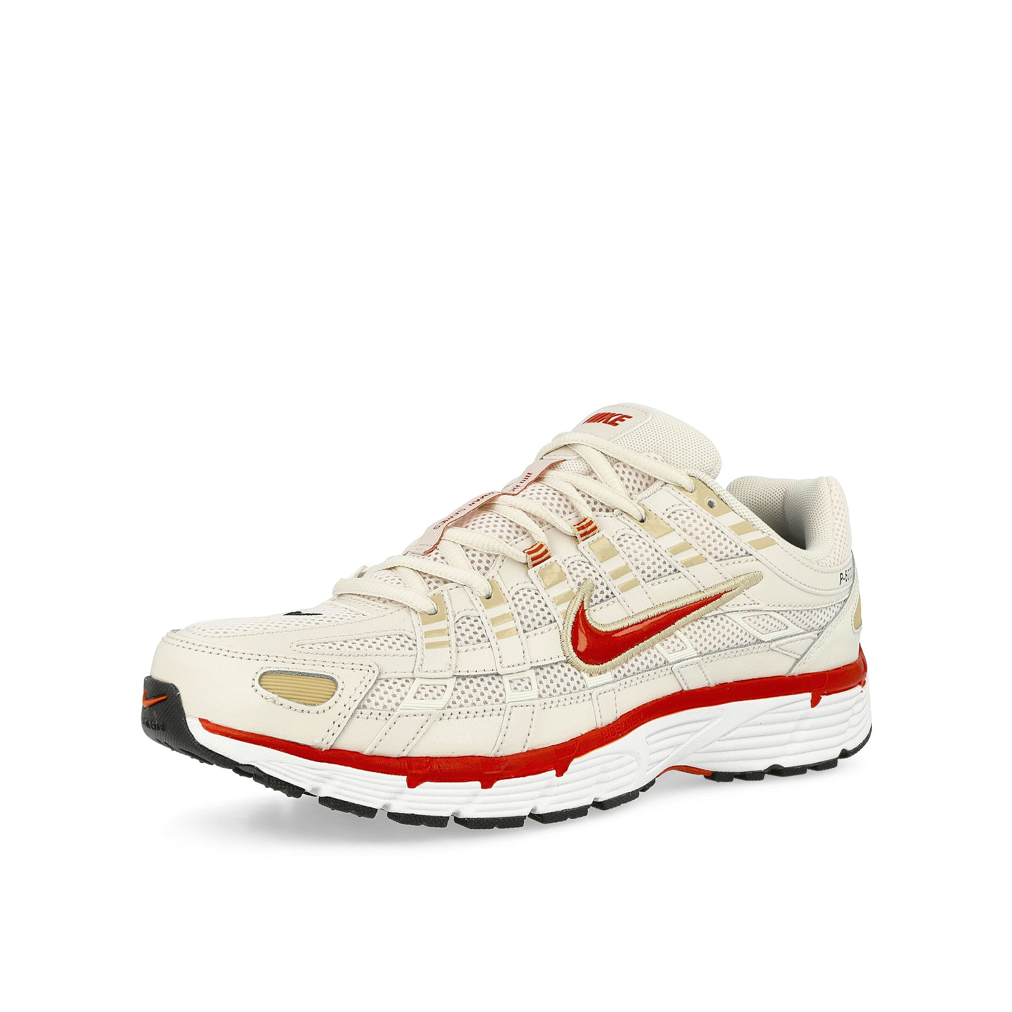 Nike P-6000 Phantom / Dragon Red - White - Black Low Top Sneakers  Close Up | Overkill