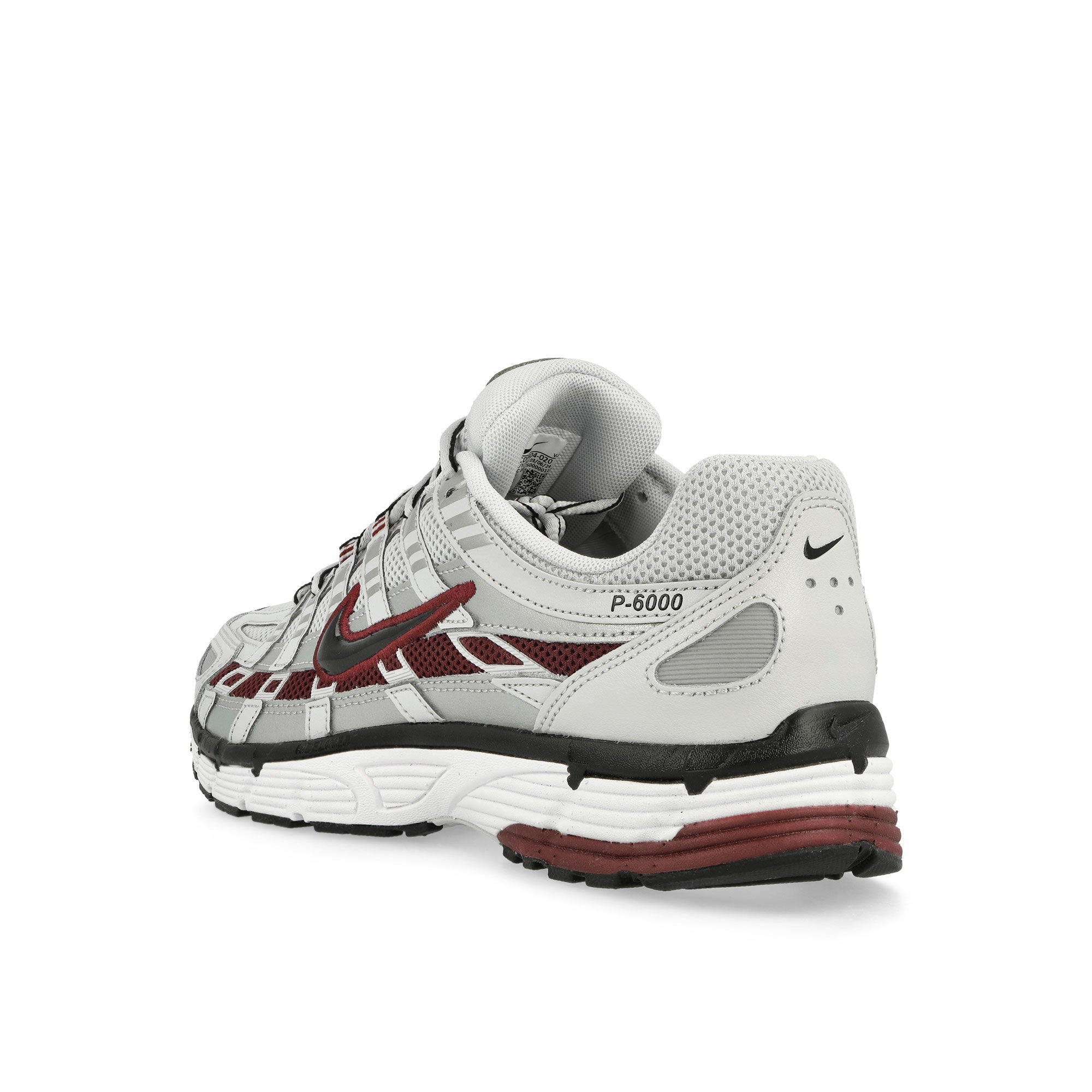Nike P-6000 Pure Platinum / Dark Team Red Low Top Sneakers  Material | Overkill