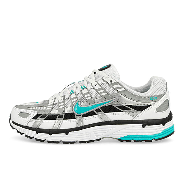 Nike P-6000 White / Dusty Cactus - Metallic Silver - Black Low Top Sneakers CD6404 103 | Overkill
