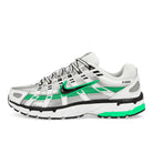 Nike P-6000 White / Black - Metallic Silver - Spring Green Low Top Sneakers CD6404 104 | Overkill