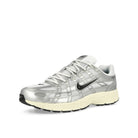Nike P-6000 White / Black - Metallic Silver - Flat Silver Low Top Sneakers  Close Up | Overkill