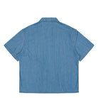 Lacoste Relaxed Fit Denim Shirt Washed Bleach Shirt CH1869-00 MKU Close-up | Overkill
