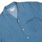 Lacoste Relaxed Fit Denim Shirt Washed Bleach Shirt CH1869-00 MKU Detailfoto | Overkill
