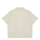 Lacoste Loose Fitting Seersucker Shirt Blanc / Beige Shirt CH2355-00 FM0 Close-up | Overkill
