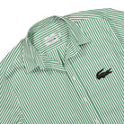 Lacoste Relaxed Fit Shirt White / Green Shirts Close-up | Overkill