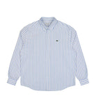 Lacoste Striped Oxford Shirt Bleu Shirt CH8797-00 E7B | Overkill
