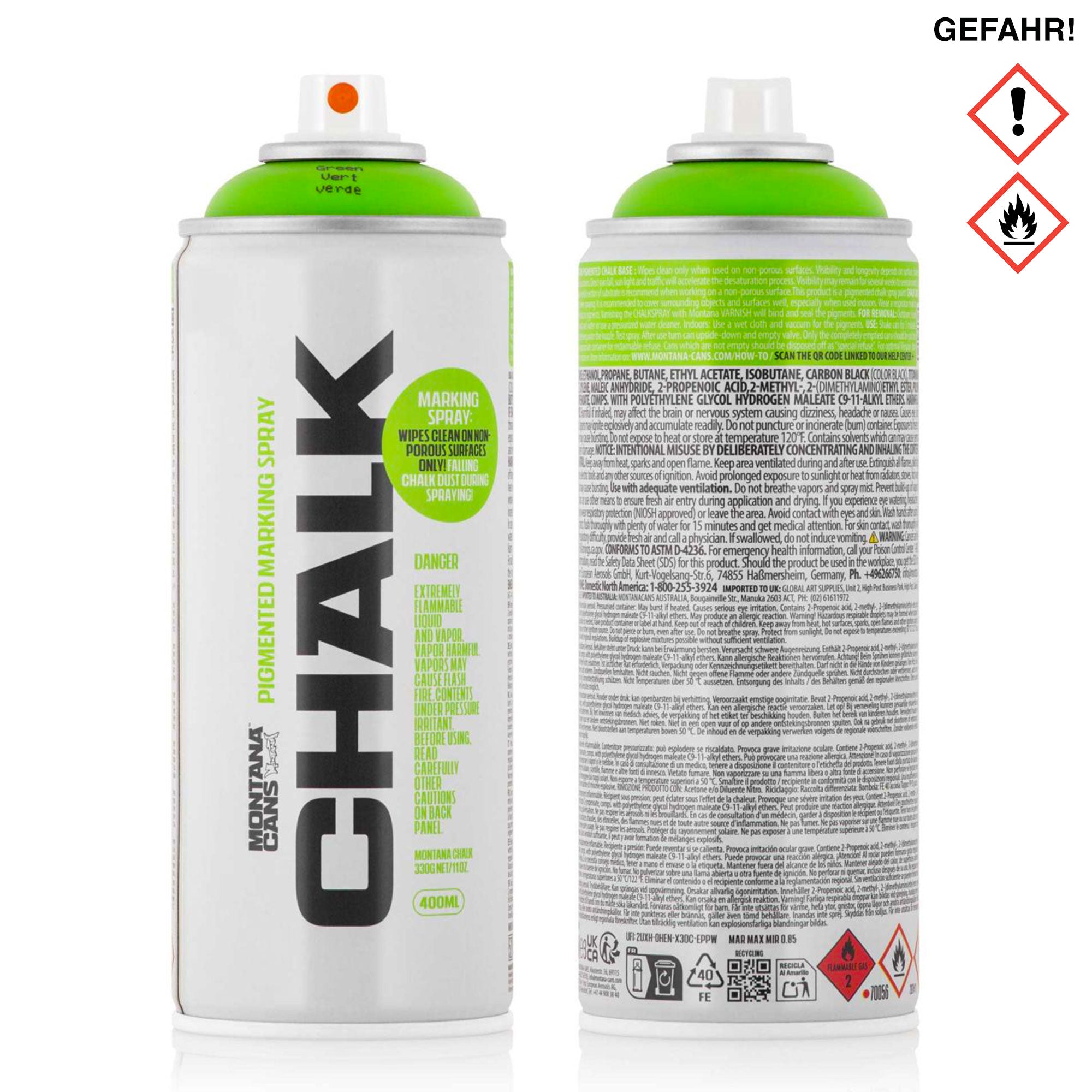 Montana Chalk Spray 400 ml Different Colors Spraycan MON1000006 | Overkill
