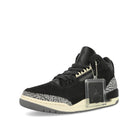 Jordan Wmns Air Jordan 3 Retro Off Noir-Black – Sail  -Cement Grey Sneakers  Close Up | Overkill