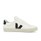 Veja W Campo Chromefree Leather Extra White Black Low Top Sneakers  Silhouette | Overkill