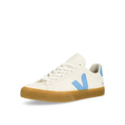 Veja W Campo Chromefree Leather Extra White Low Top Sneakers  Close Up | Overkill
