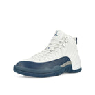 Jordan Air Jordan 12 Retro French Blue White / French Blue - Metallic Silver High Top Sneaker CT8013 114 Close-up | Overkill
