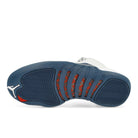 Jordan Air Jordan 12 Retro French Blue White / French Blue - Metallic Silver High Top Sneaker CT8013 114 Detail View 1 | Overkill
