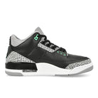 Jordan Air Jordan 3 Retro Black / Green Glow - Wolf Grey - White High Top Sneakers  Silhouette | Overkill