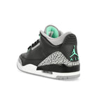 Jordan Air Jordan 3 Retro Black / Green Glow - Wolf Grey - White High Top Sneakers  Material | Overkill