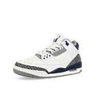 Jordan Air Jordan 3 Retro White / Midnight Navy - Cement Grey - Black Mid Top Sneakers  Close Up | Overkill