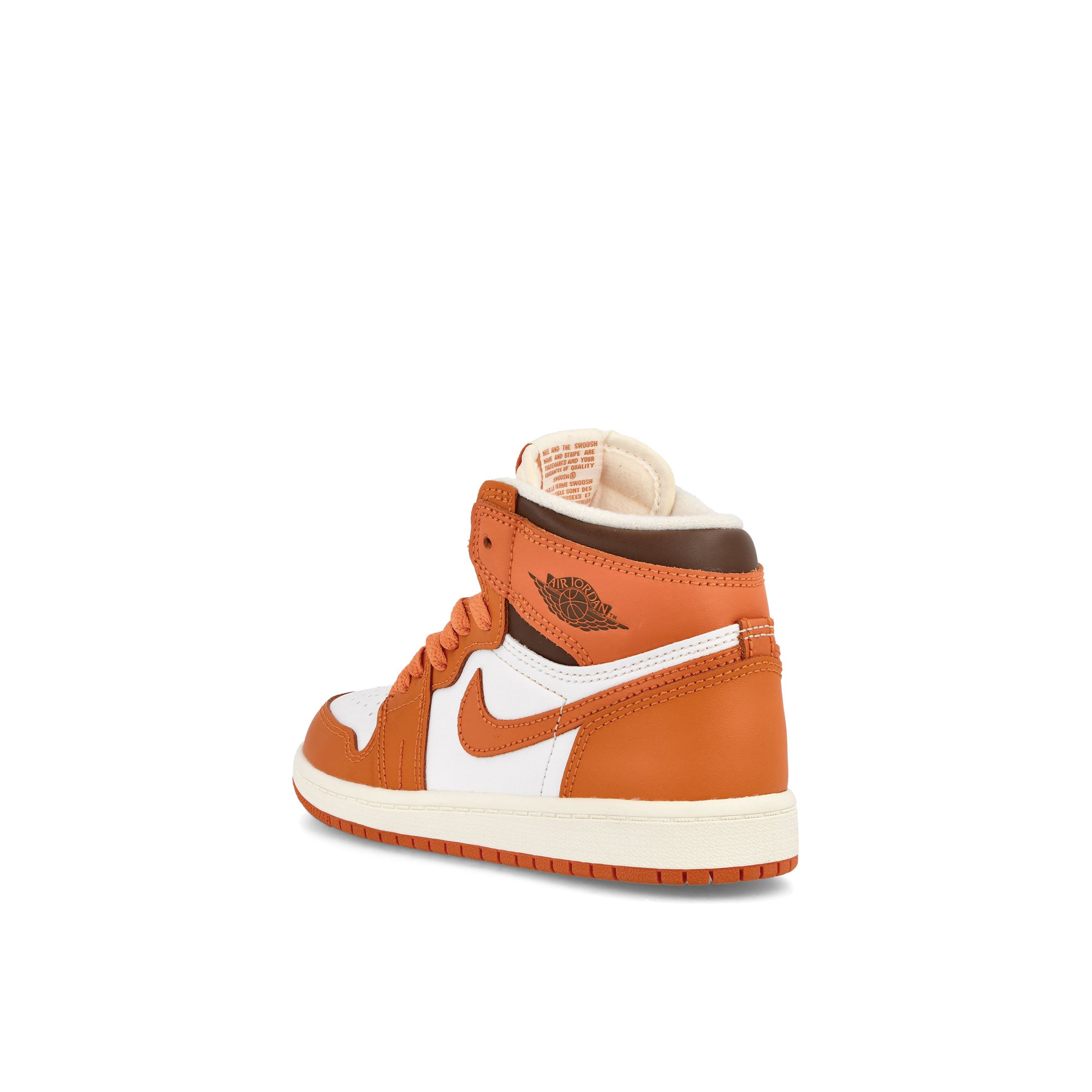 Jordan Air Jordan 1 Retro High OG PS White / Starfish - Cacao Wow - Sail High Top Sneakers  Material | Overkill