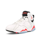 Jordan Air Jordan 7 Retro White / Crimson - Black Sneakers  Close Up | Overkill