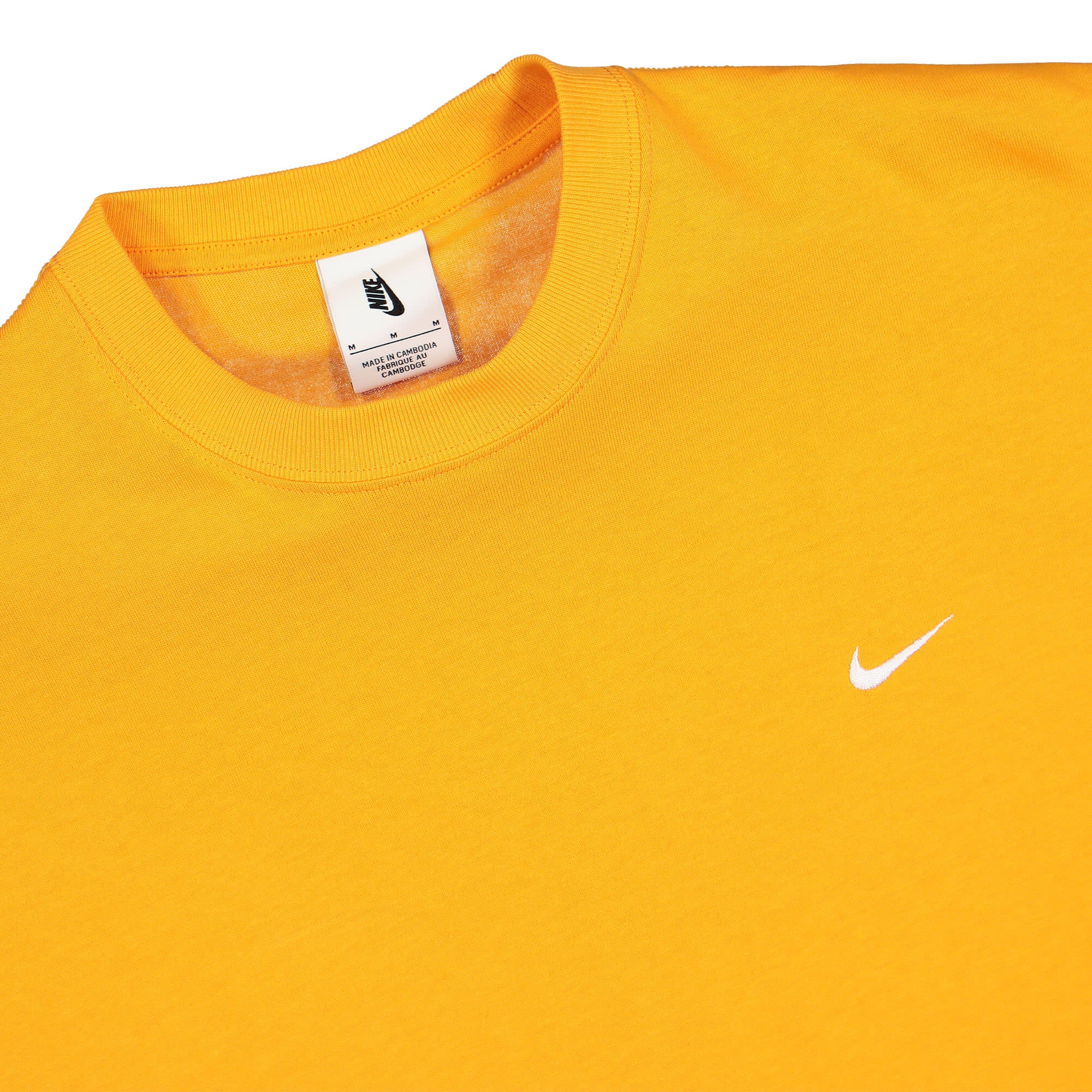 Nike NRG Solo Swoosh Tee Kumquat / White T-Shirts Close-up | Overkill