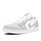 Jordan Air Jordan 1 Low White / Sky Grey - Football Grey Low Top Sneakers  Close Up | Overkill