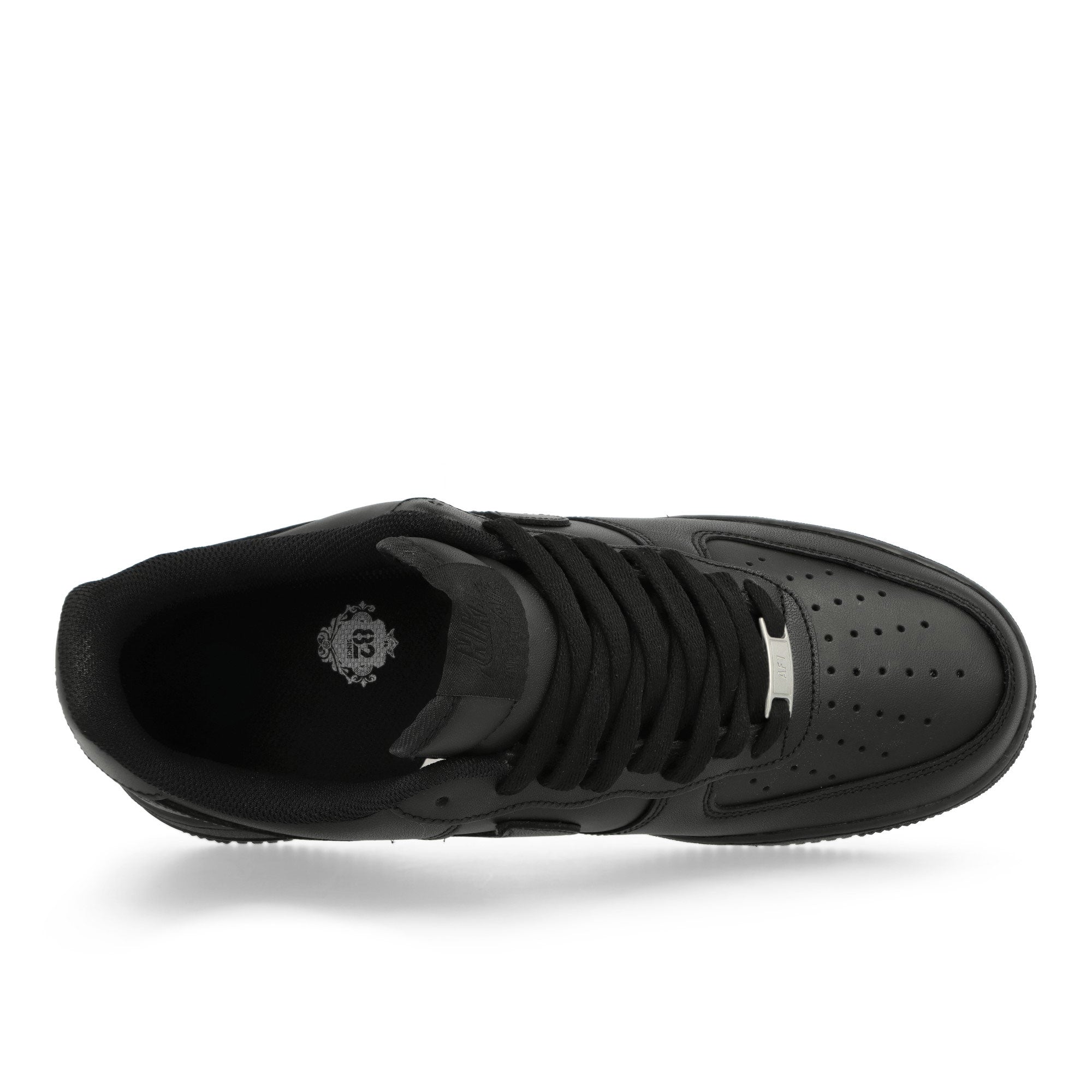 Nike Air Force 1 '07 Black / Black Low Top Sneakers  Detailfoto | Overkill