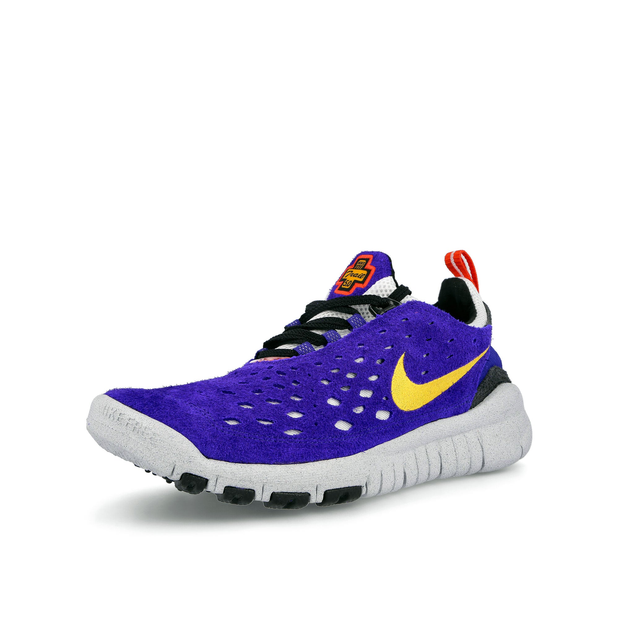 Nike free run trail Concord-Taxi - Habanero Red - White Sneakers  Close Up | Overkill