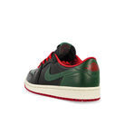 Jordan Wmns Air Jordan 1 Retro Low OG Black / Gorge Green-Varsity Red-Sail Low Top Sneakers  Material | Overkill