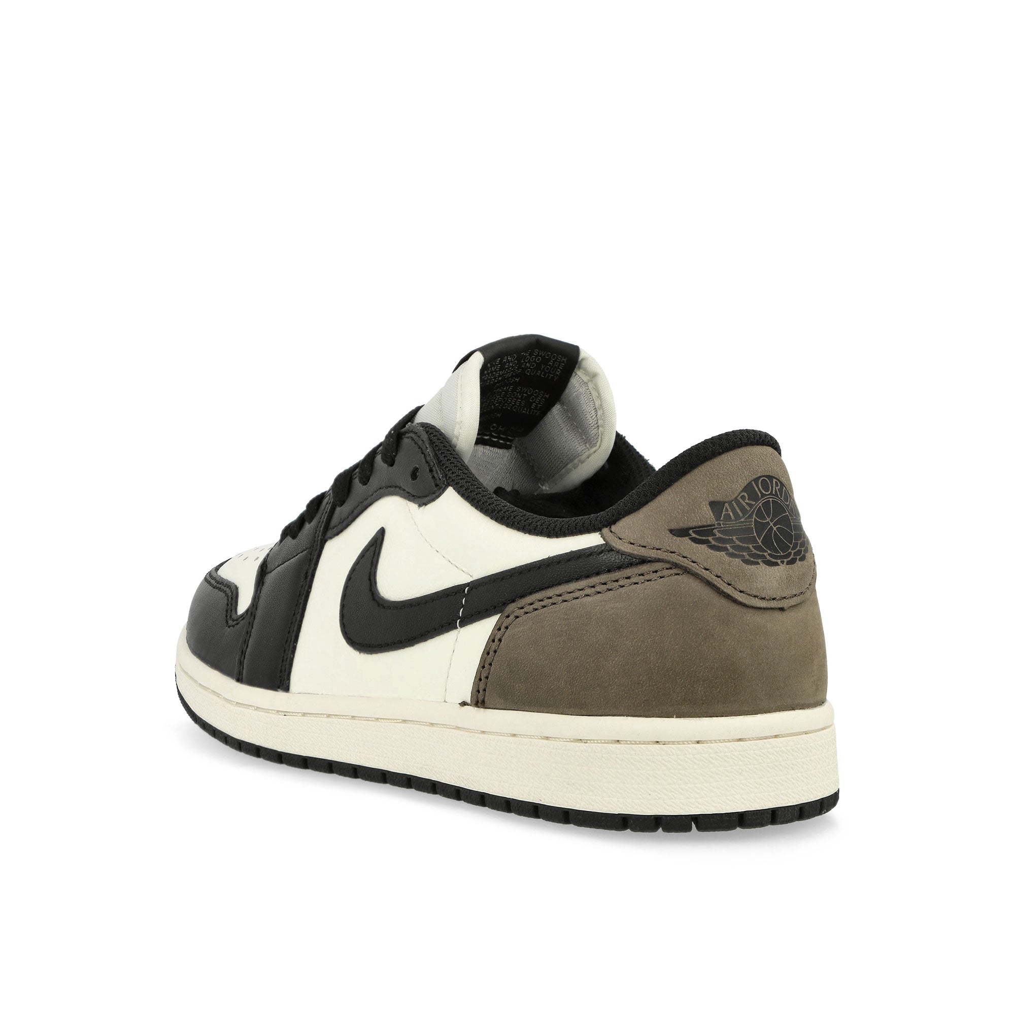 Jordan Air Jordan 1 Low OG Sail / Black - Dark Mocha Low Top Sneakers  Material | Overkill