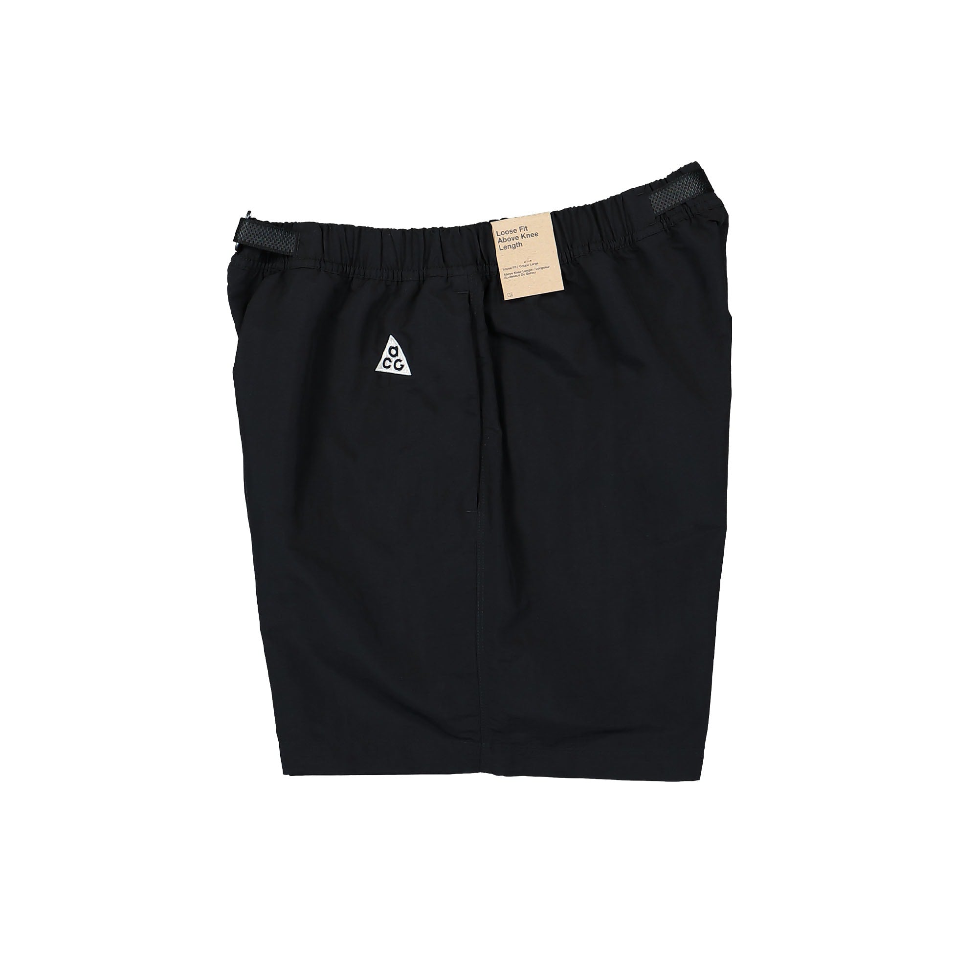 Nike NRG ACG Trail Short Black / Dark Smoke Grey / Summit White Shorts Close-up | Overkill