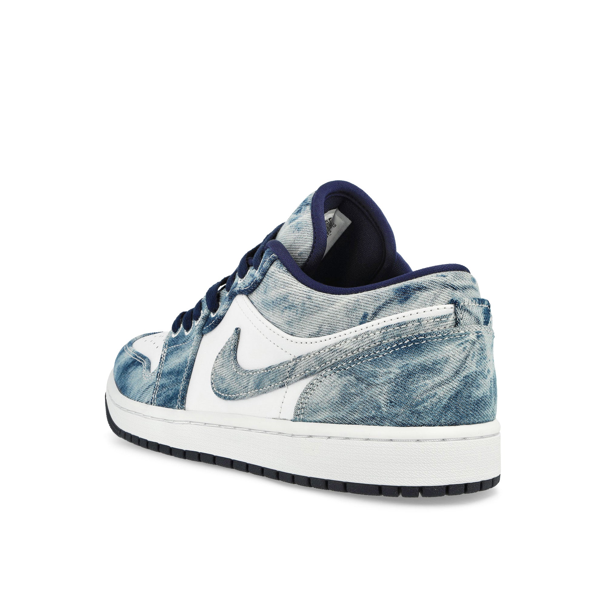 Jordan Air Jordan 1 Low SE White / White - Midnight Navy Low Top Sneakers  Material | Overkill