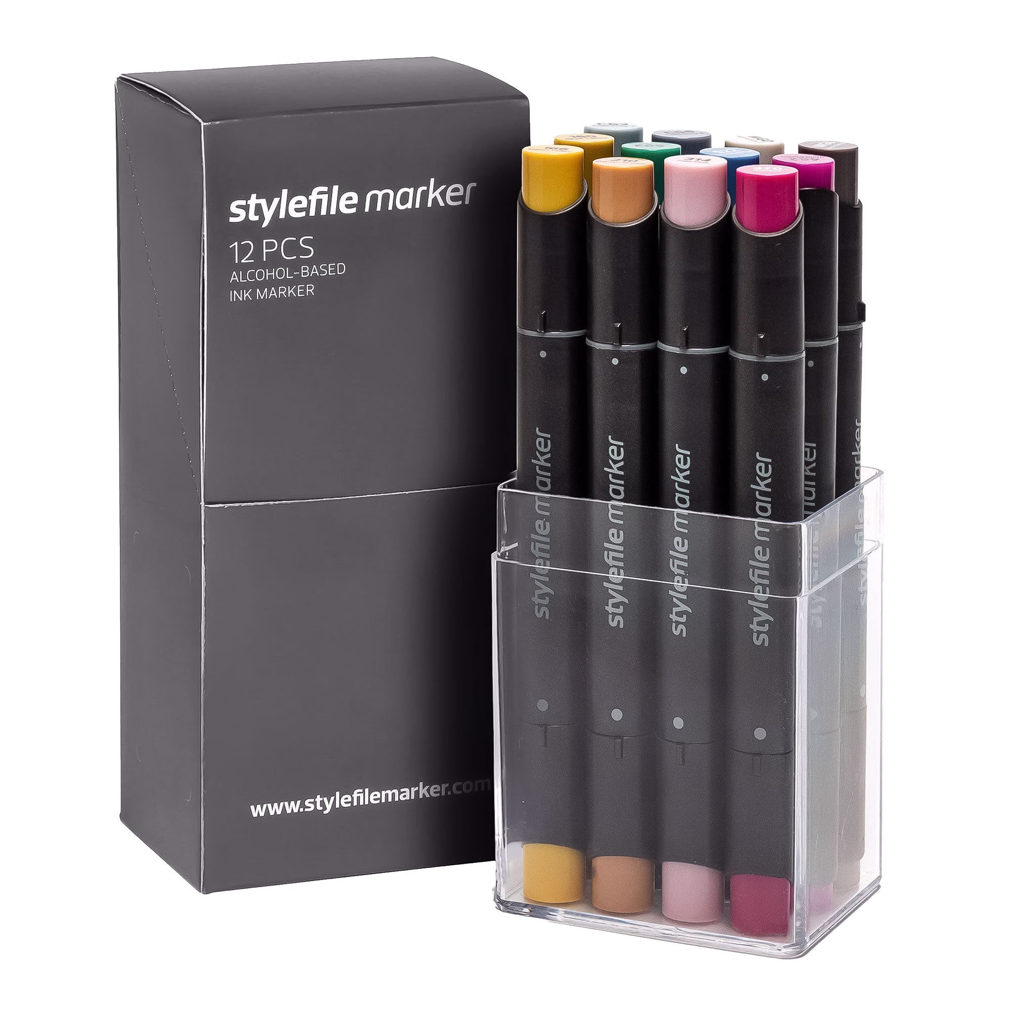 Stylefile Marker 12er Multi Set 51 Multicolored Marker SFMTI016-11083 | Overkill