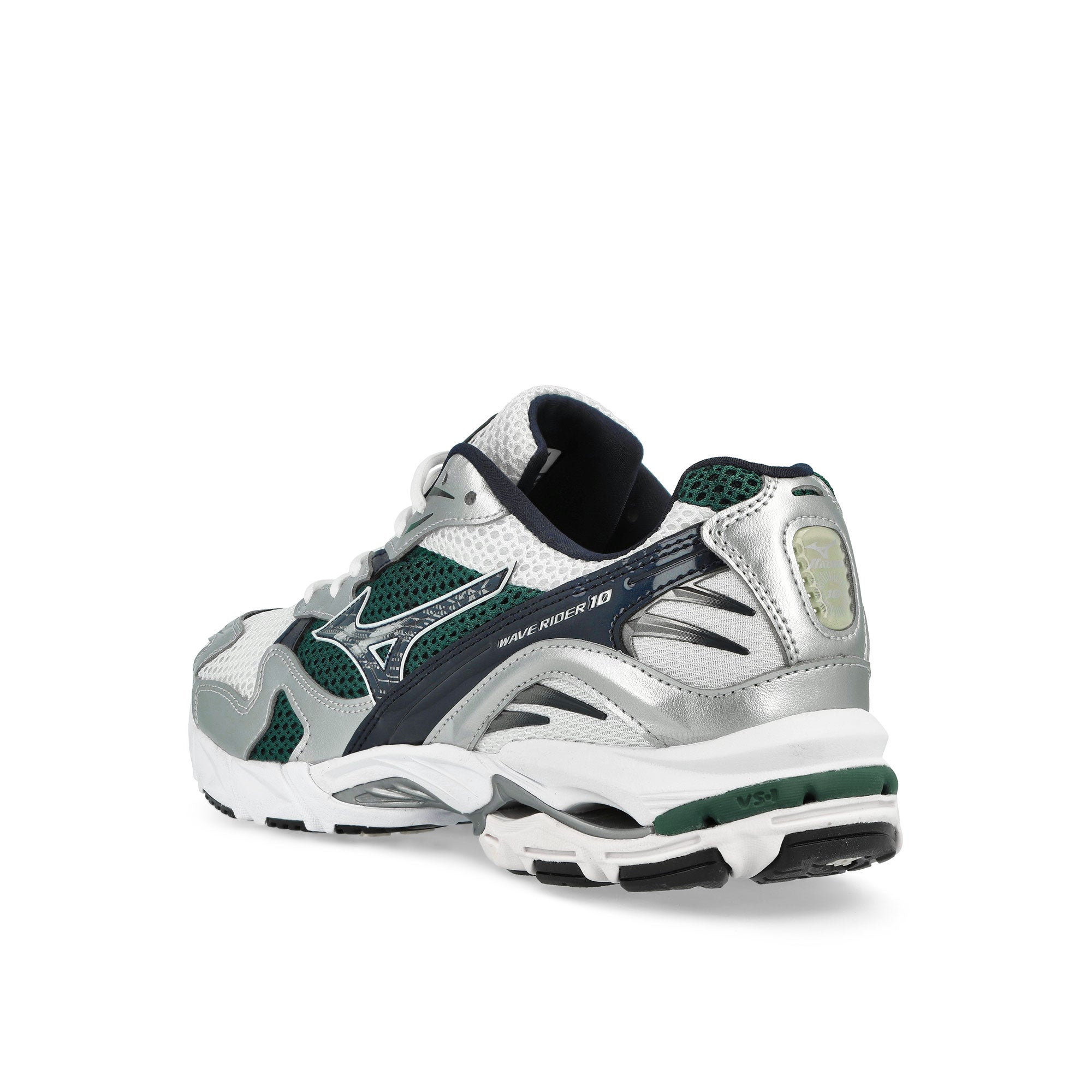 Mizuno Wave Rider 10 White / Baritone / Blue Deep Low Top Sneakers D1GA210415 Material | Overkill
