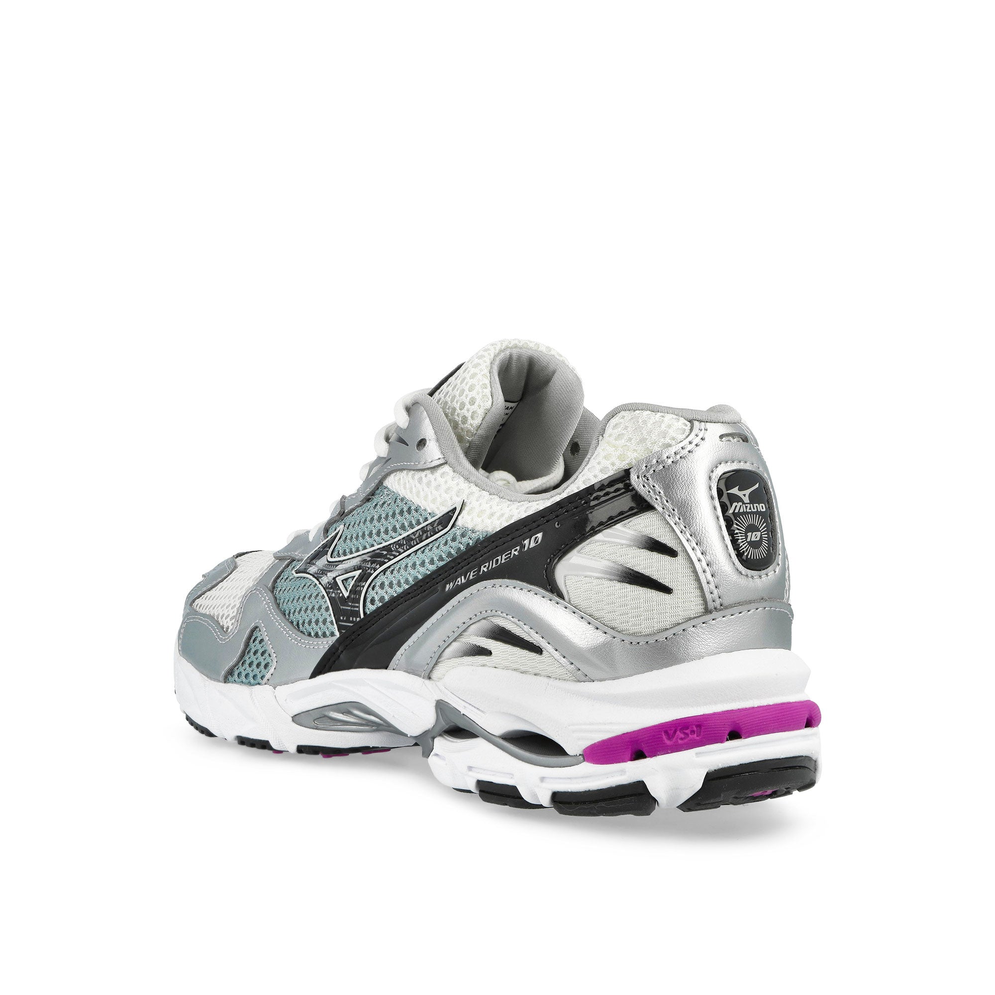 Mizuno Wave Rider 10 Snow White / Black / Slate Low Top Sneakers D1GA210418 Material | Overkill
