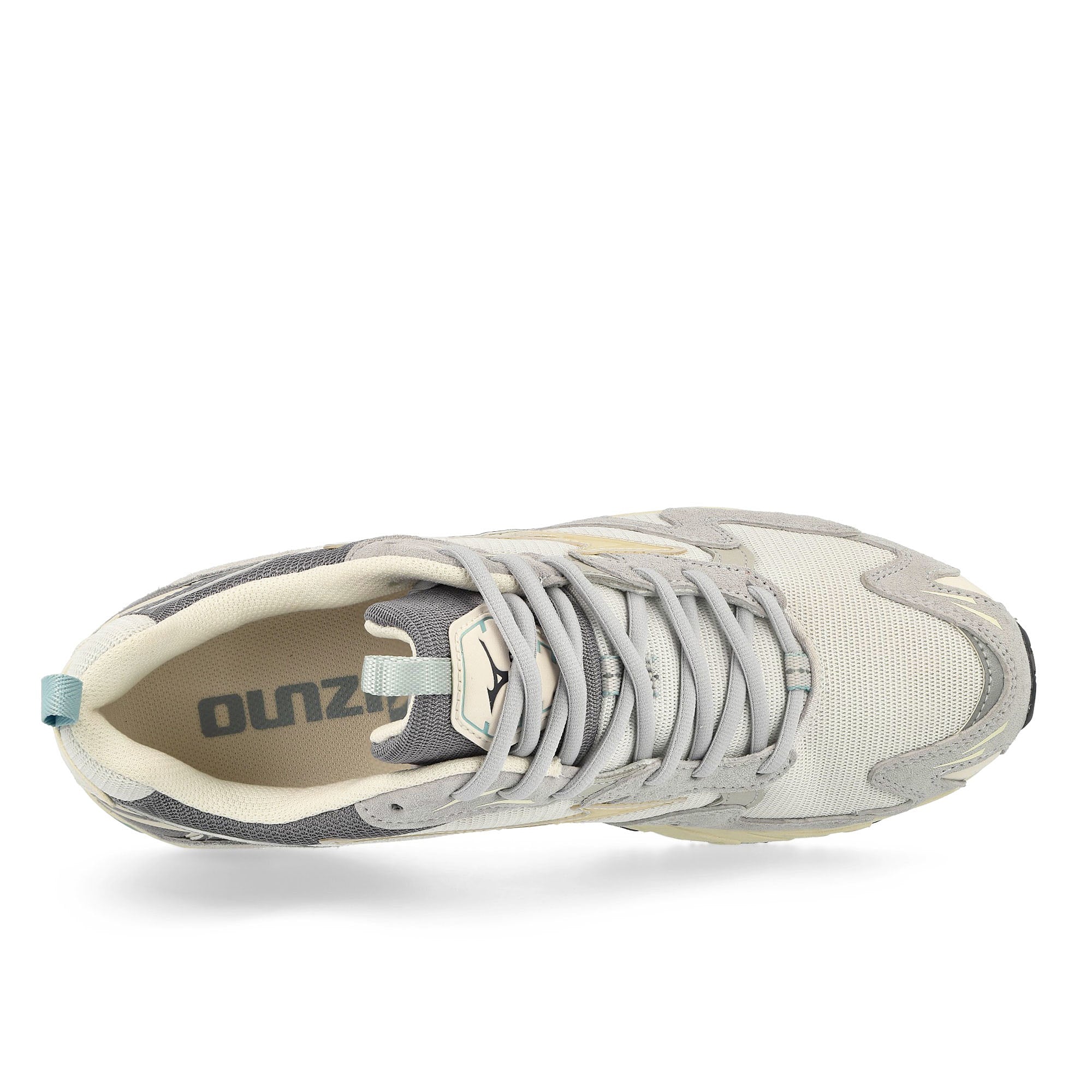 Mizuno Wave Rider 10 Arctic Ice / Pristine / Nimbus Cloud Low Top Sneakers  Detailfoto | Overkill