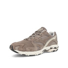 Mizuno Wave Rider 10 Vintage Khaki-Fallen Rock-Papyrus Low Top Sneakers  Close Up | Overkill