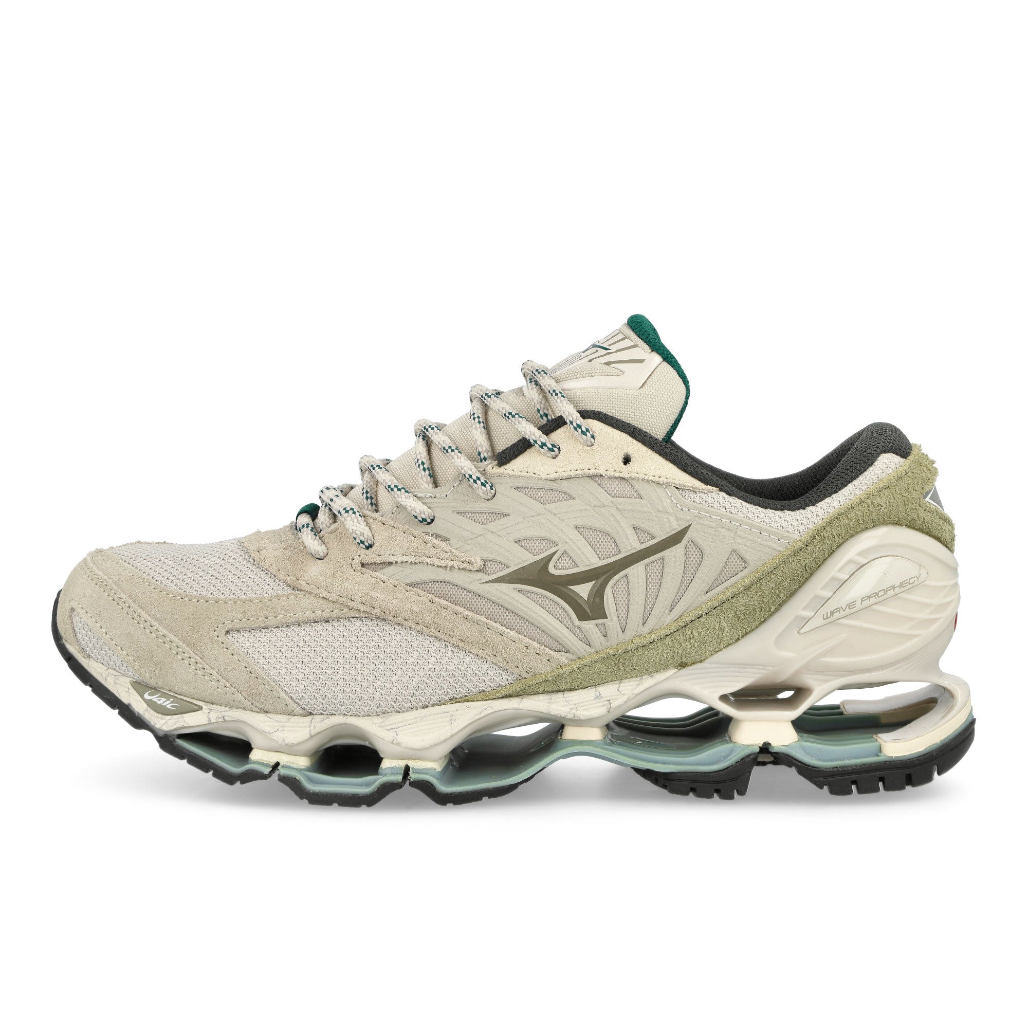 Mizuno Wave Prophecy LS Silver Cloud-White Sand-Cedar Low Top Sneakers D1GA238701 | Overkill