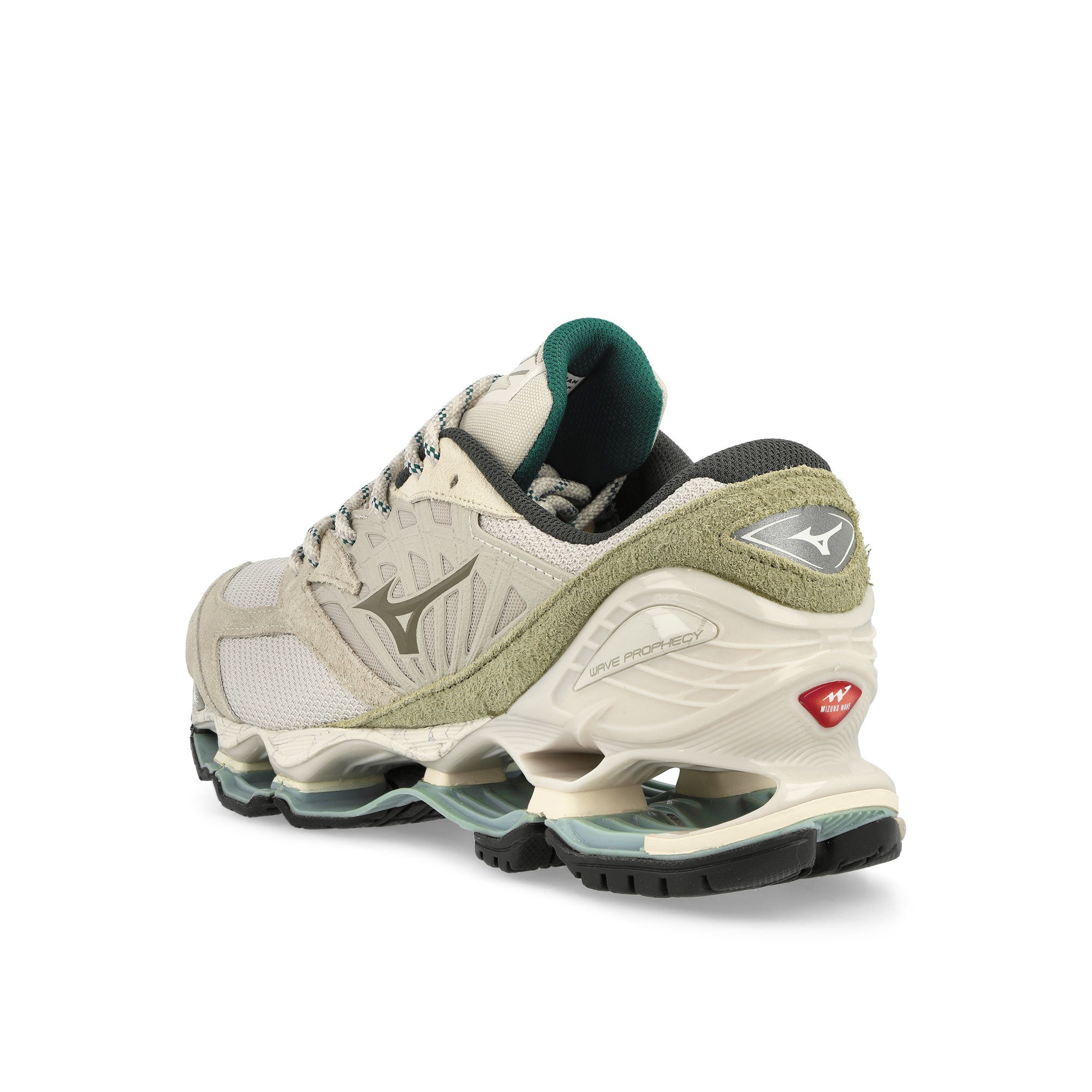 Mizuno Wave Prophecy LS Silver Cloud-White Sand-Cedar Low Top Sneakers  Material | Overkill