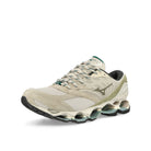 Mizuno Wave Prophecy LS Silver Cloud-White Sand-Cedar Low Top Sneakers  Close Up | Overkill