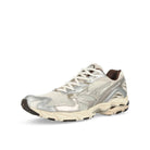 Mizuno Wave Rider 10 Snow White / Silver Cloud / Chicory Coffee Low Top Sneakers  Close Up | Overkill