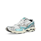 Mizuno Wave Rider 10  White / Vitage Khaki / Reef Waters Low Top Sneakers D1GA243115  Close-up | Overkill
