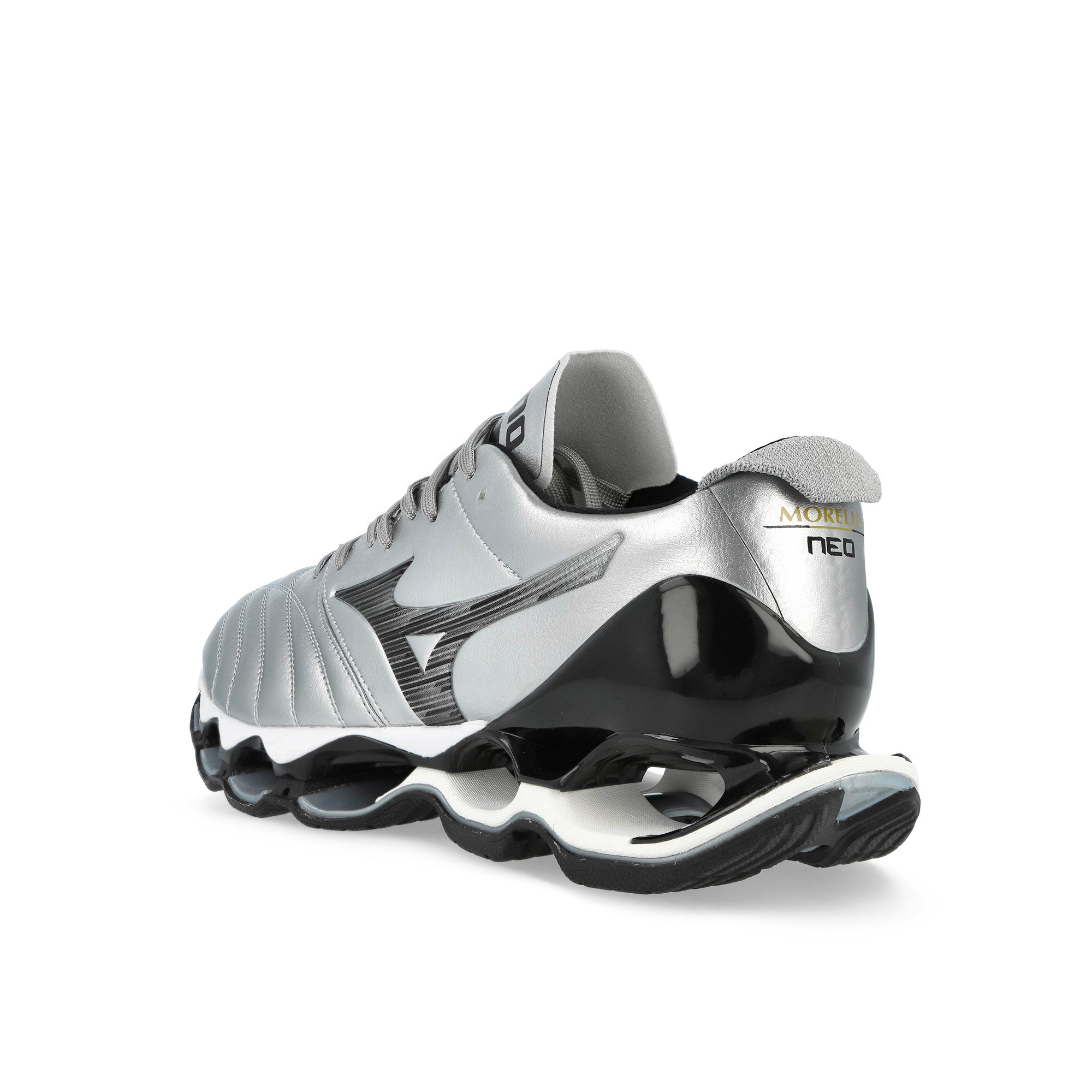 Mizuno Wave Prophecy Morelia Neo Silver / Black Low Top Sneakers D1GA255103 Material | Overkill
