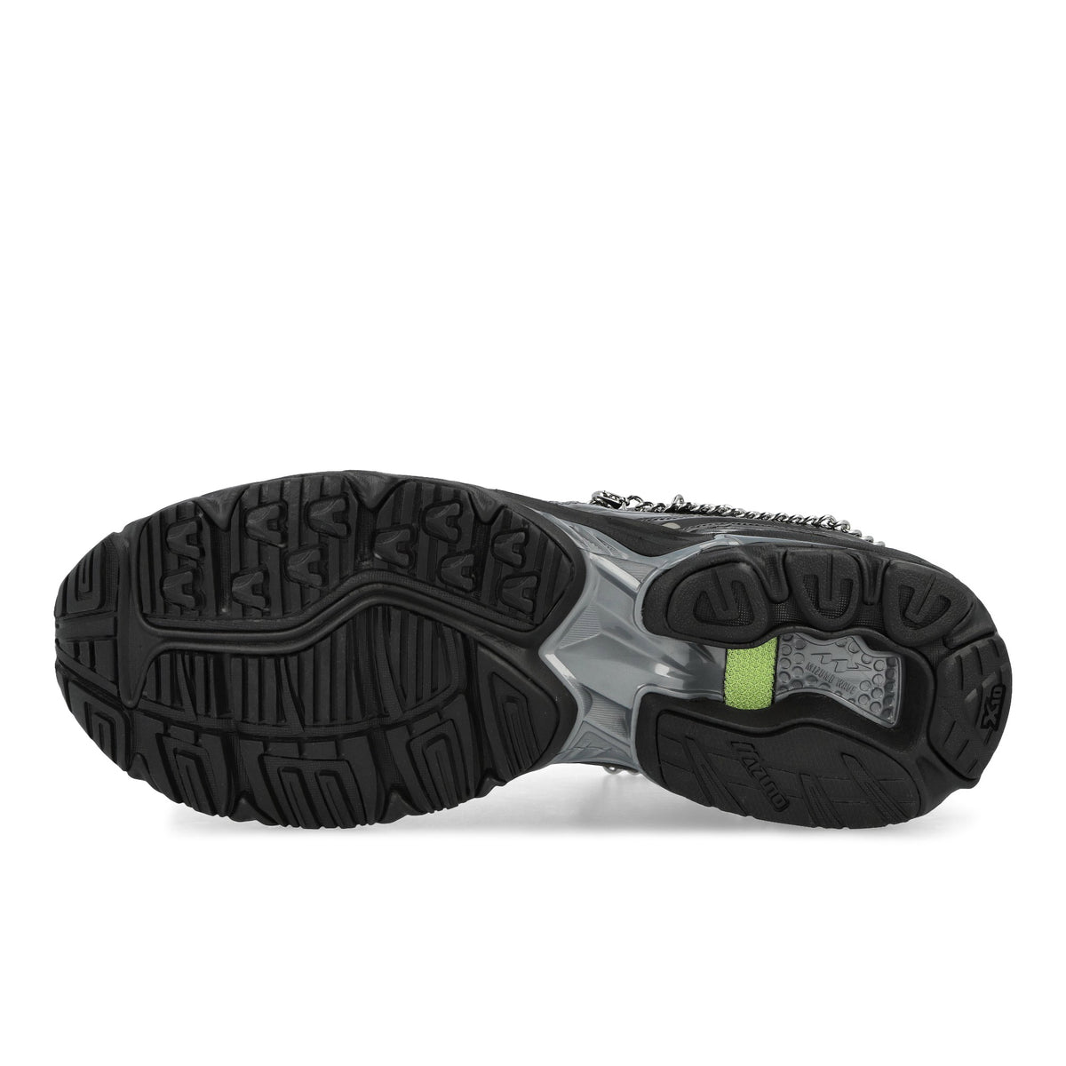 Mizuno Wave Rider 10 Jewels Black / Black Sand / Quiet Shade Sneaker D1GA260E02 Detail View 1 | Overkill
