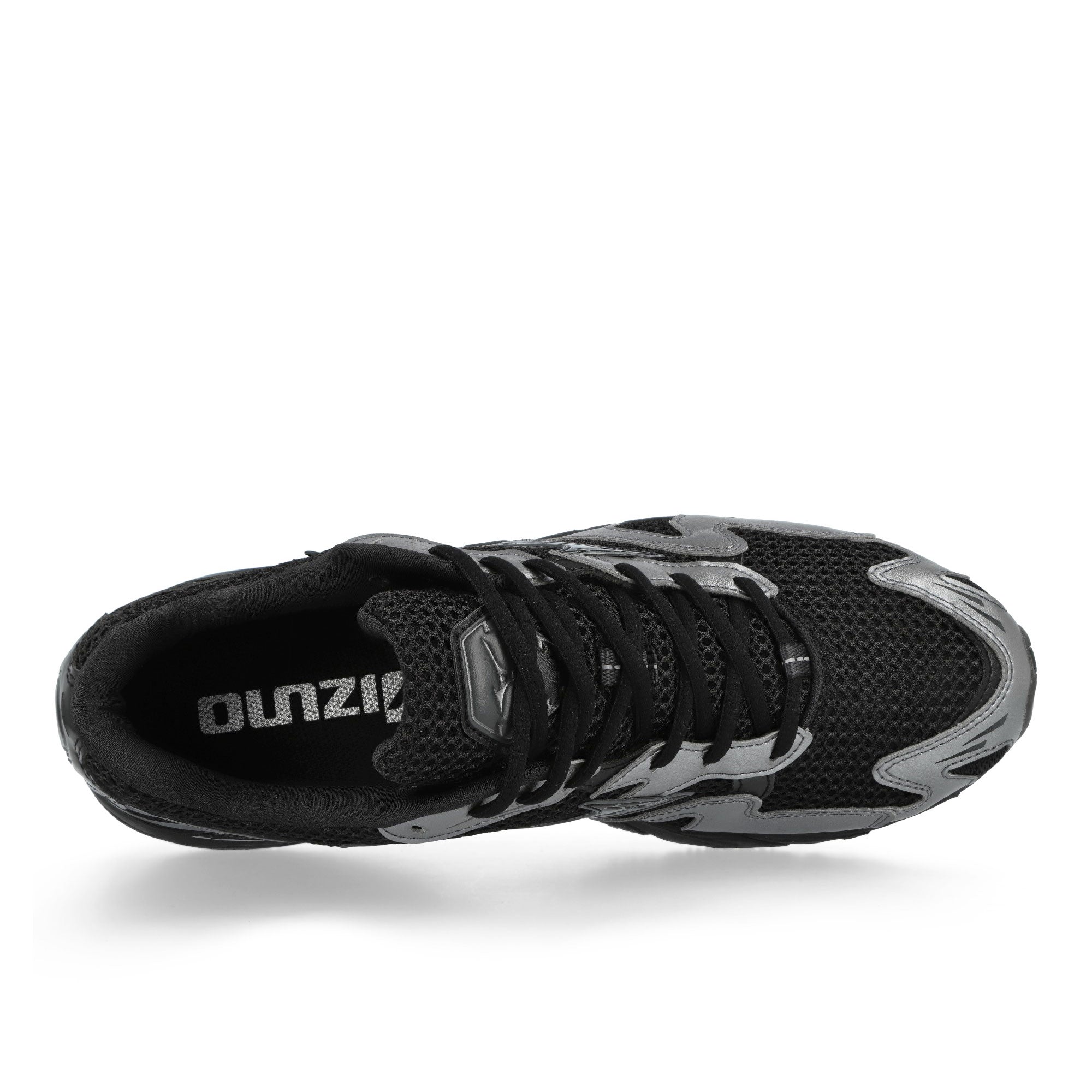Mizuno Wave Rider 10 Black / Black Sand / Metallic Gray Low Top Sneakers D1GA261601 Detailfoto | Overkill
