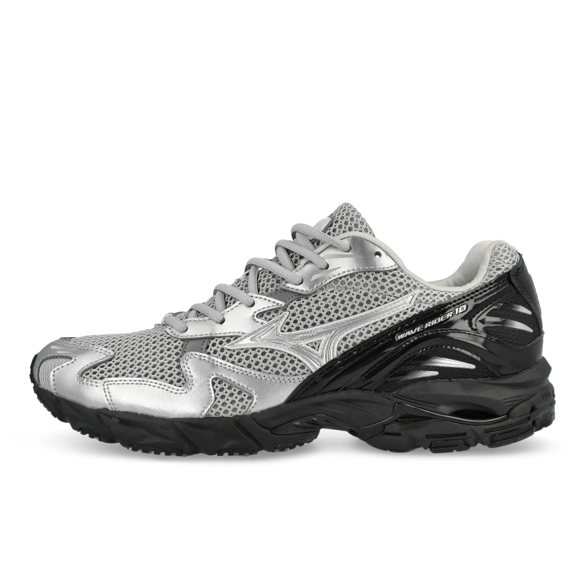 Mizuno Wave Rider 10 Harbor Mist / Silver / Black Low Top Sneakers D1GA261602 | Overkill
